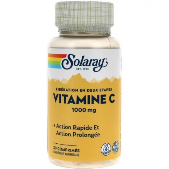 Solaray Vitamine C 1000 mg Comprimés x 30