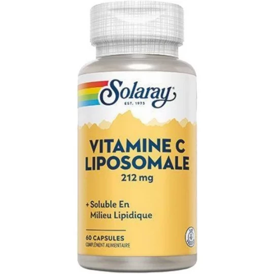 Solaray Vitamine C Liposomale 212 mg Capsules x 60
