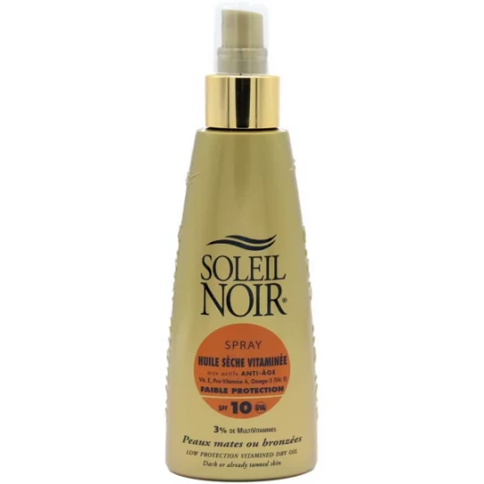 Soleil Noir Huile Sèche Vitaminée SPF10 Spray 150 ml
