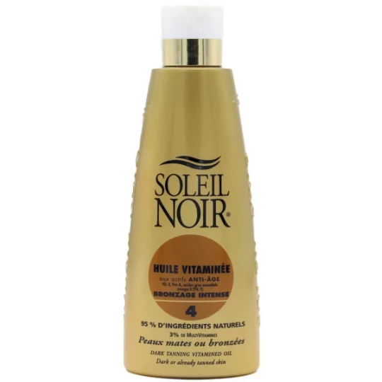 Soleil Noir Huile Vitaminée Bronzage Intense 4 150 ml