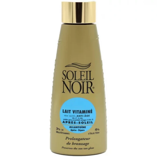 Soleil Noir Lait Vitaminé Après-Soleil Prolongateur de Bronzage 150 ml