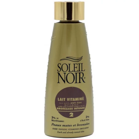 Soleil Noir Lait Vitaminé Bronzage Intense 2 150 ml