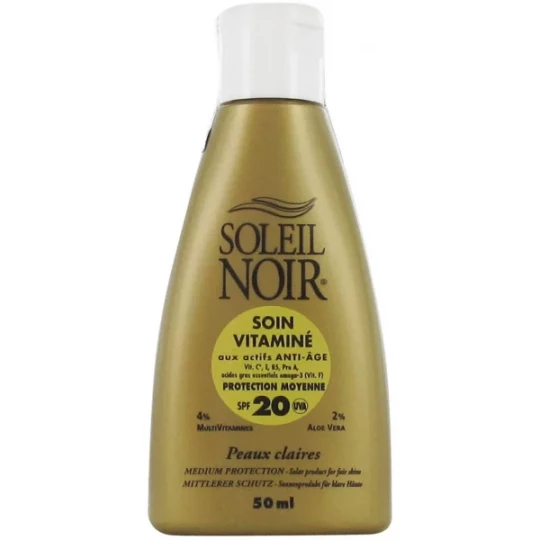 Soleil Noir Soin Vitaminé SPF20 50 ml