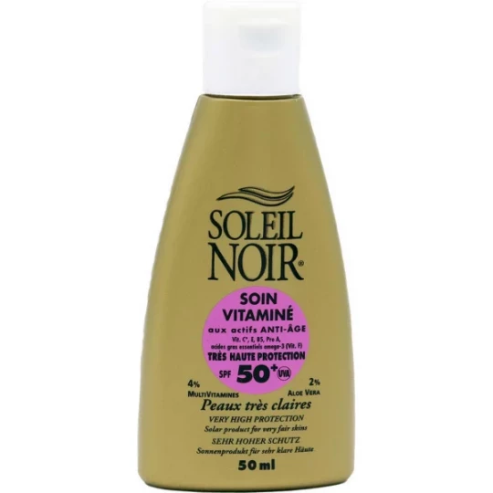 Soleil Noir Soin Vitaminé SPF50+ 50 ml