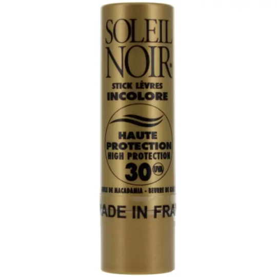 Soleil Noir Stick Lèvres Incolore SPF30 4 g