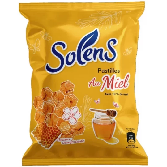 Solens Pastilles au Miel 100 g