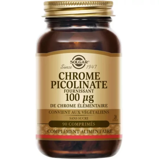 Solgar Chrome Picolinate 100 µg Comprimés x 90