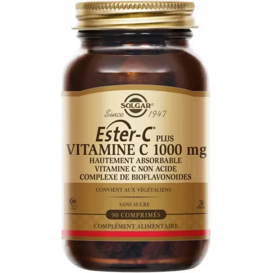 Solgar Ester-C Plus Vitamine C 1000 mg Comprimés x 90
