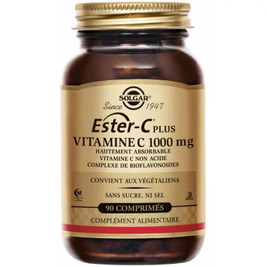 Solgar Ester-C Plus Vitamine C 1000 mg Comprimés x 90 - image 6