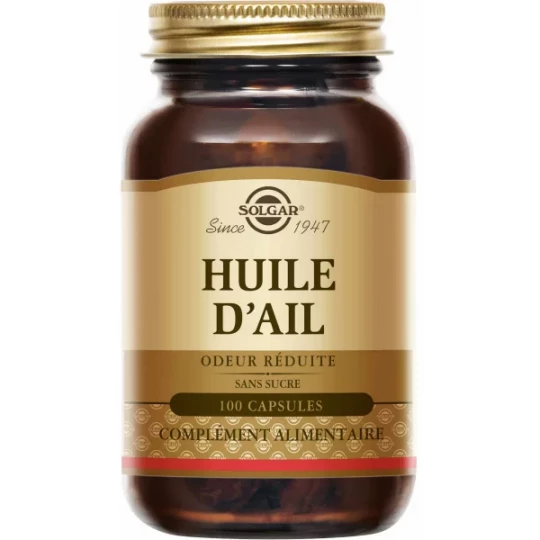 Solgar Huile d'Ail Softgels x 100