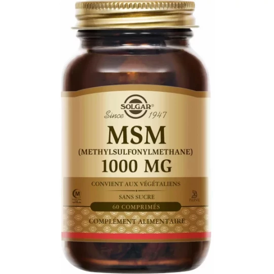 Solgar MSM 1000 mg Comprimés x 60