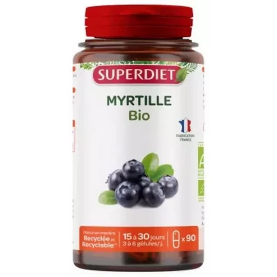 Superdiet Myrtille Bio Gélules x 90