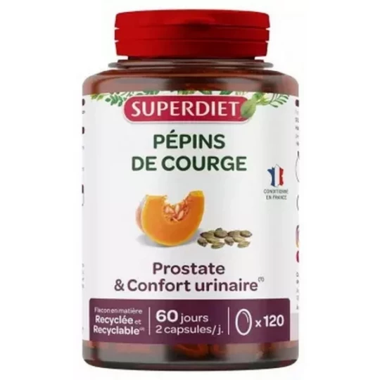 Superdiet Pépins de Courge Capsules x 120