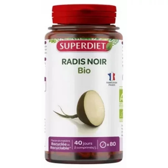 Superdiet Radis Noir Bio Comprimés x 80