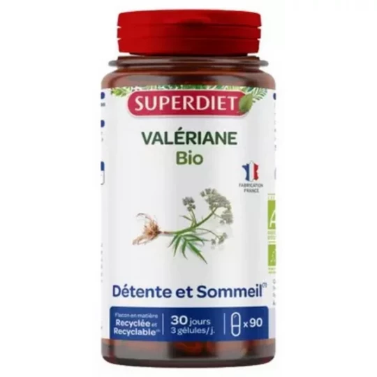 Superdiet Valériane Bio Gélules x 90