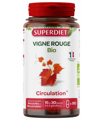 Superdiet Vigne Rouge Bio Gélules x 90