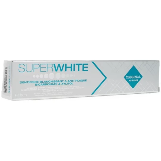 Superwhite Dentifrice Blanchissant et Anti-Plaque Original au Fluor 75 ml