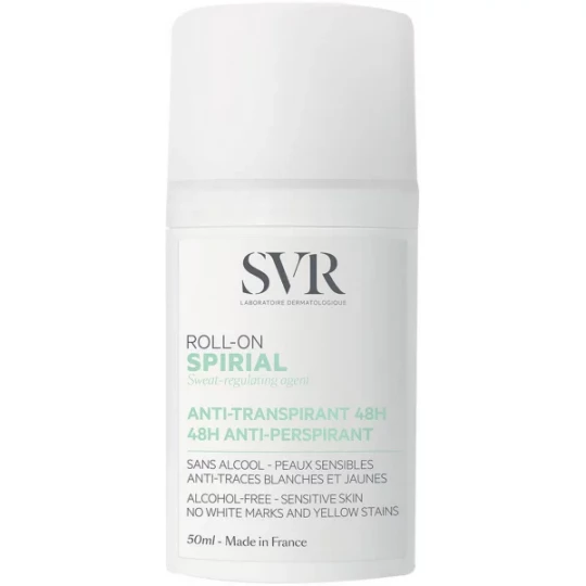SVR Spirial Déodorant Anti-transpirant Intense 48h Roll-On 50 ml