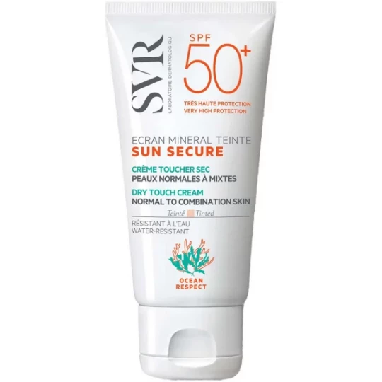 SVR Sun Secure Écran Minéral Teinté SPF50+ Peaux Normales à Mixtes 60 g