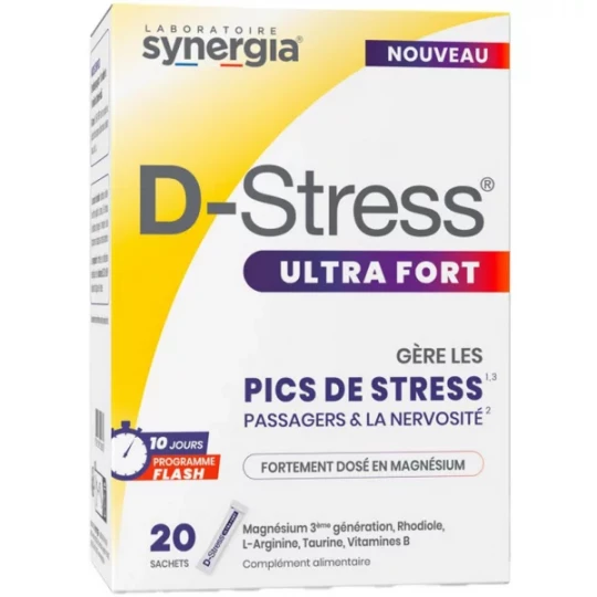 Synergia D-Stress Ultra Fort Sachets x 20
