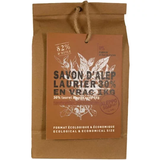 Tadé Savon d'Alep Laurier 30% en Vrac 1 kg