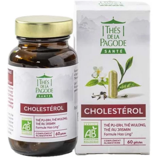 Thés de la Pagode Cholestérol Bio Gélules x 60