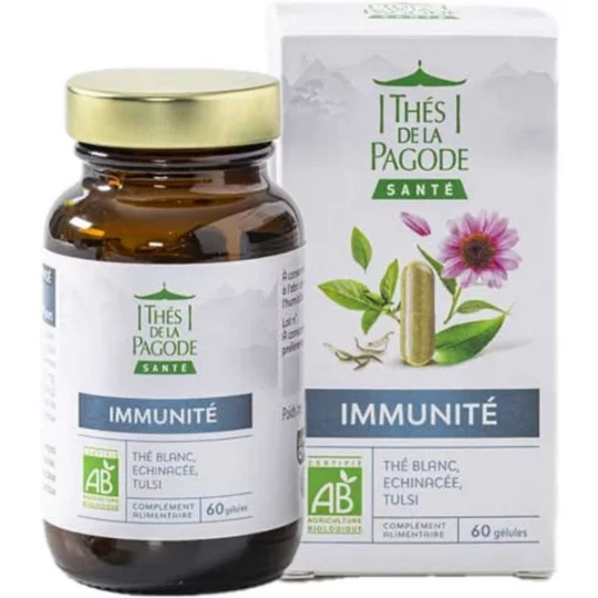 Thés de la Pagode Immunité Bio Gélules x 60