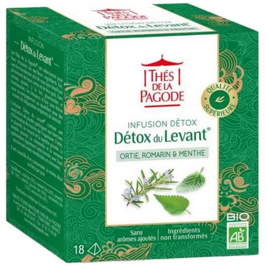 Thés de la Pagode Infusion Détox du Levant Bio Sachets x 18