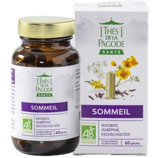 Thés de la Pagode Sommeil Bio Gélules x 60
