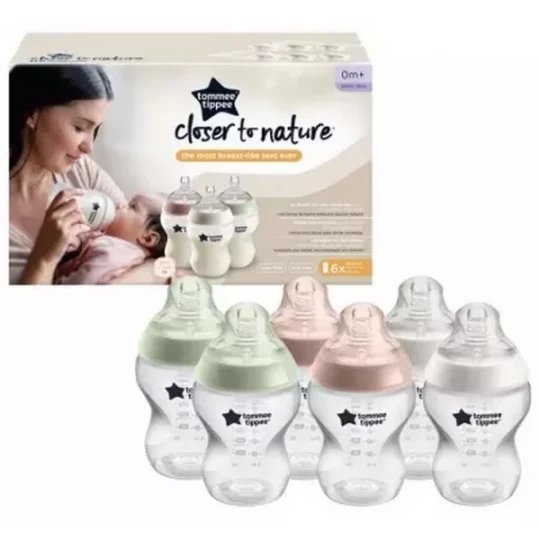 Tommee Tippee Closer to Nature 6 Biberons 0 Mois et + 260 ml