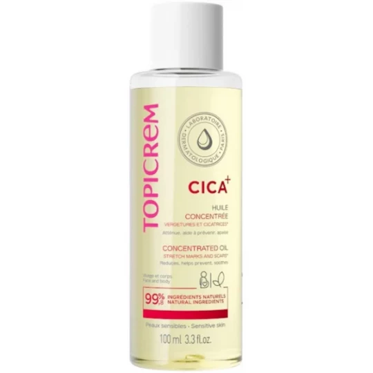 Topicrem CICA + Huile Concentrée Vergetures et Cicatrices 100 ml