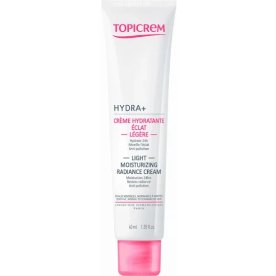 Topicrem HYDRA+ Crème Hydratante Éclat Légère 40 ml