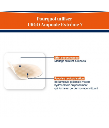 Urgo Ampoules Extrême Pansements Grand Format x 10