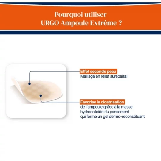 Urgo Ampoules Extrême Pansements Grand Format x 10 - image 2