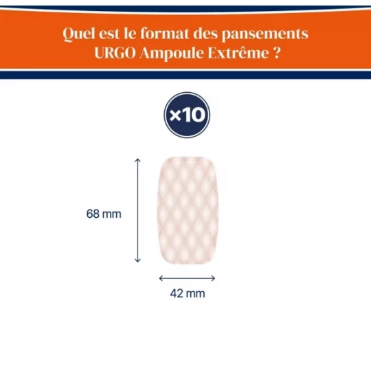 Urgo Ampoules Extrême Pansements Grand Format x 10 - image 3