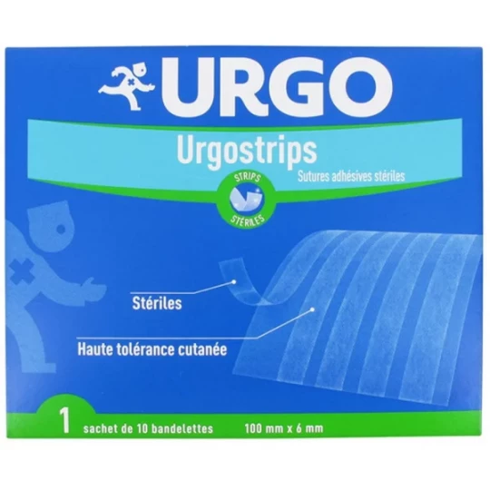 Urgo Urgostrips Sutures Adhésives Stériles x 10