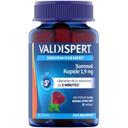 Valdispert Sommeil Rapide 1,9 mg Gummies x 60