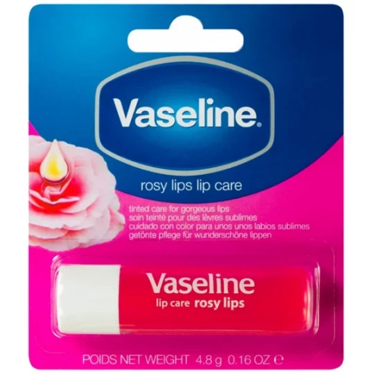 Vaseline Stick à Lèvres Rosy Lips 4,8 g