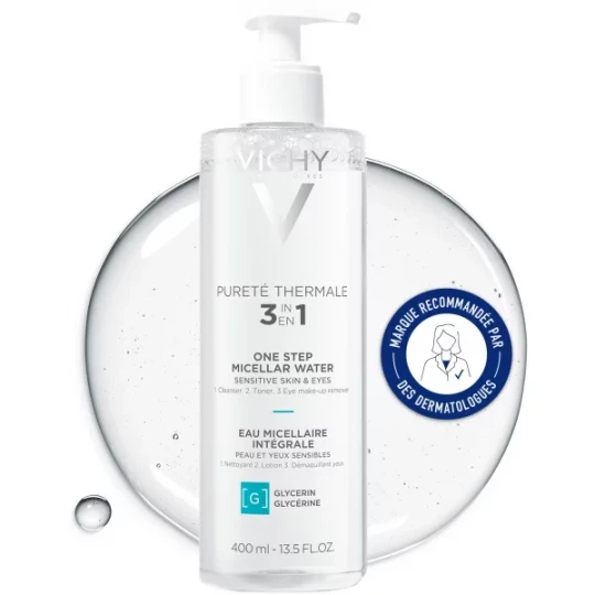 Vichy Pureté Thermale Eau Micellaire Intégrale 400 ml