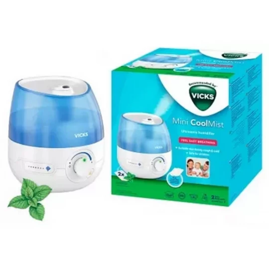 Vicks Mini Humidificateur à Ultrasons VUL525E4