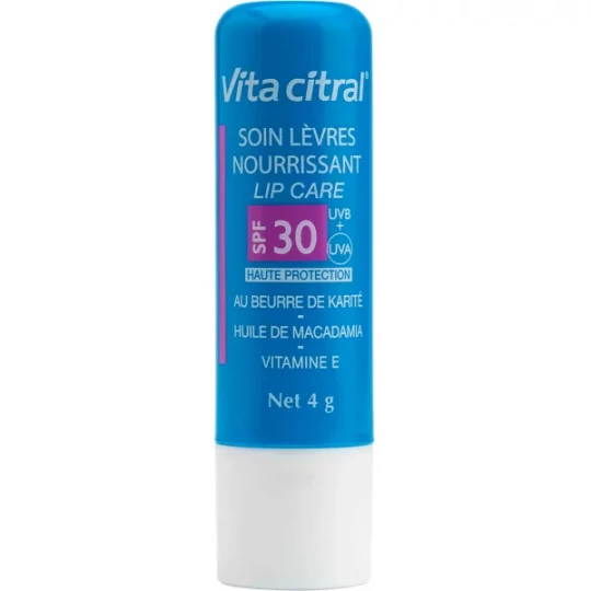 Vita Citral Soin Lèvres Nourrissant SPF30 4 g