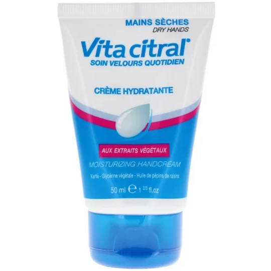 Vita Citral Soin Velours Quotidien Crème Hydratante Mains Sèches 50 ml