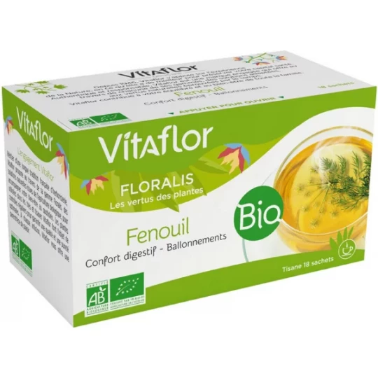 Vitaflor Fenouil Bio Sachets x 18