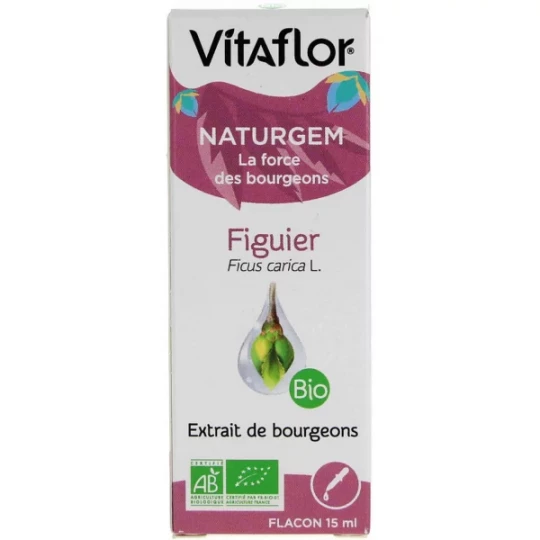 Vitaflor Naturgem Extrait de Bourgeons Figuier Bio 15 ml