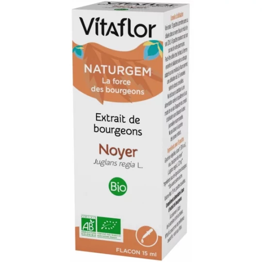 Vitaflor Naturgem Extrait de Bourgeons Noyer Bio 15 ml
