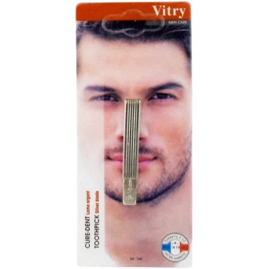 Vitry Men Care Cure-Dent Lame Argent