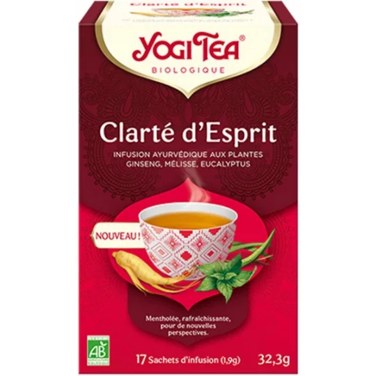 Yogi Tea Clarté d'Esprit Bio Sachets x 17