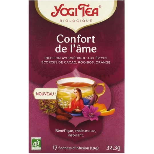Yogi Tea Confort de l'Âme Bio Sachets x 17