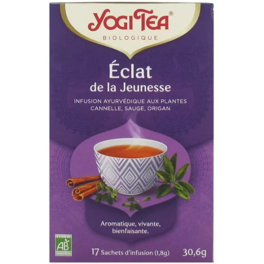 Yogi Tea Éclat de la Jeunesse Bio Sachets x 17