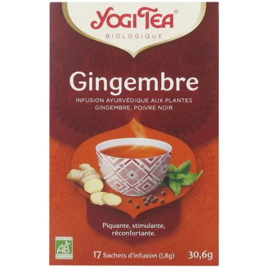 Yogi Tea Gingembre Bio Sachets x 17
